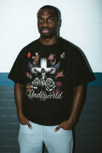 Underworld black Crucifix Tee